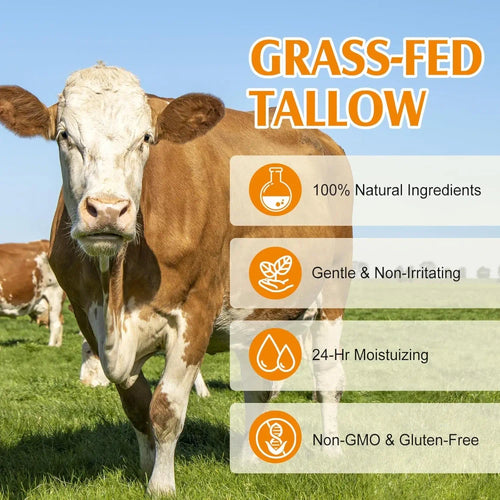Grass-Fed Tallow Balm — Soothing Skin Balm for Dry, Itchy Skin